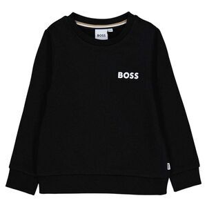 Boss Boys Logo Long-Sleeved Sweatshirt / Black